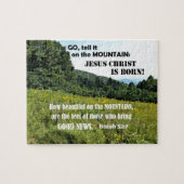 Hoe mooi op de bergen-Kerstmis Legpuzzel (Horizontaal)