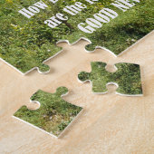 Hoe mooi op de bergen-Kerstmis Legpuzzel (Zijkant)