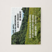 Hoe mooi op de bergen-Kerstmis Legpuzzel (Verticaal)