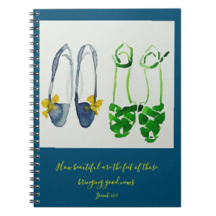 Hoe mooi zijn de voeten...Tara Lillian artwork Notitieboek