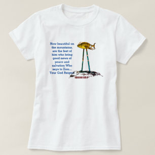 Hoe mooi zijn op de bergen de voeten t-shirt