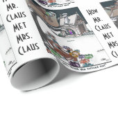 Hoe Mr. & Mrs Claus Met Cadeaupapier (Rol Hoek)