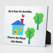 Hoe nederig het ook is, er is geen thuis. fotoplaat (Zijkant)