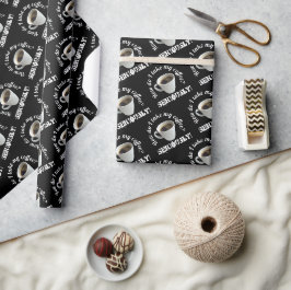 Hoe neem ik mijn koffie? Cadeaupapier