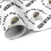 Hoe neem ik mijn koffie? Cadeaupapier (Rol Hoek)