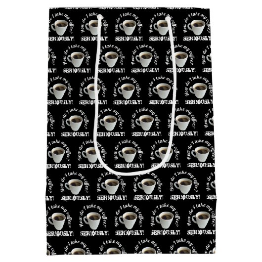 Hoe neem ik mijn koffie? Cadeautasje (Achterkant)