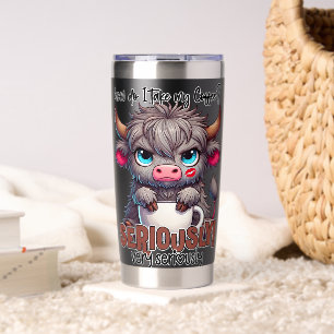 Hoe neem ik mijn koffie? Ernstig heel ernstig Geïsoleerde Drinkbeker
