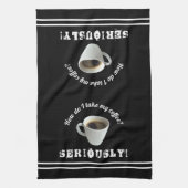 Hoe neem ik mijn koffie? Keukenhanddoeken (Verticaal)