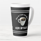 Hoe neem ik mijn koffie? Latte Mok (Rechterhoek)