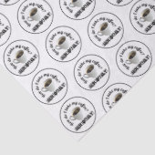 Hoe neem ik mijn koffie? Tissue Papier (Detail)