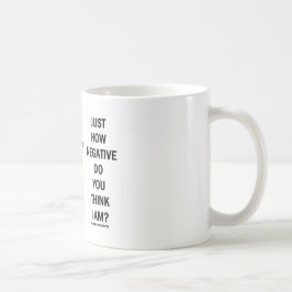 Hoe negatief denk je dat ik ben? (Beta-Neg.) Koffiemok