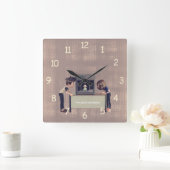 Hoe nerds baby's maken vierkante klok (Huis)