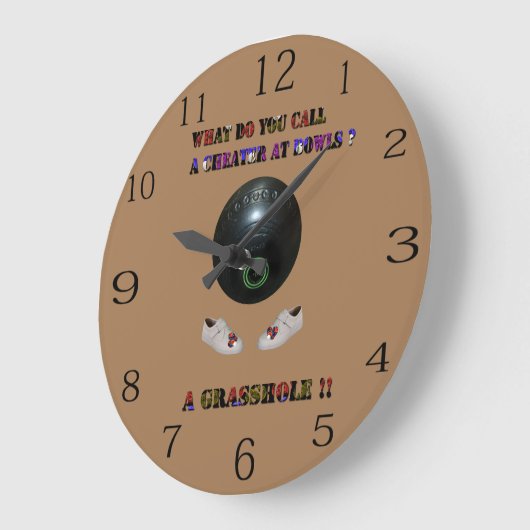 Hoe noem je een bedrieger bij Lawn Bowls, grappig Grote Klok (Hoek)