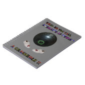 Hoe noem je een bedrieger bij Lawn Bowls, grappig Notitieboek (Linkerzijde)