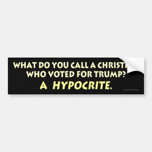 Hoe Noem Je Een Christen Die Op Trump Stemde? Bumpersticker