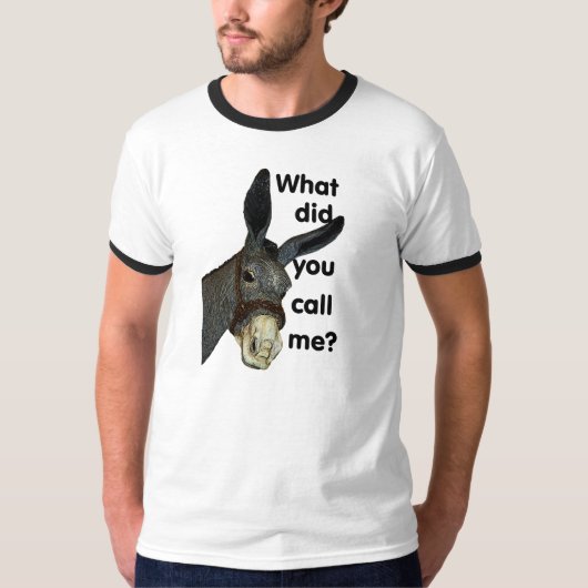 Hoe noemde je me? t-shirt (Voorkant)