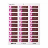 Hoe nu Baby Pink Owl? Etiket (Full Sheet)