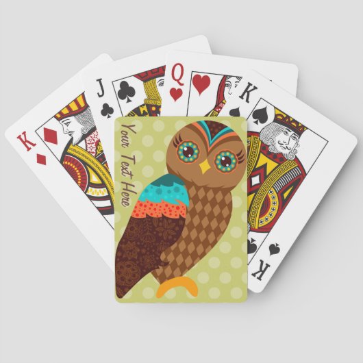 Hoe nu Brown Owl? Speelkaarten (Achterkant)
