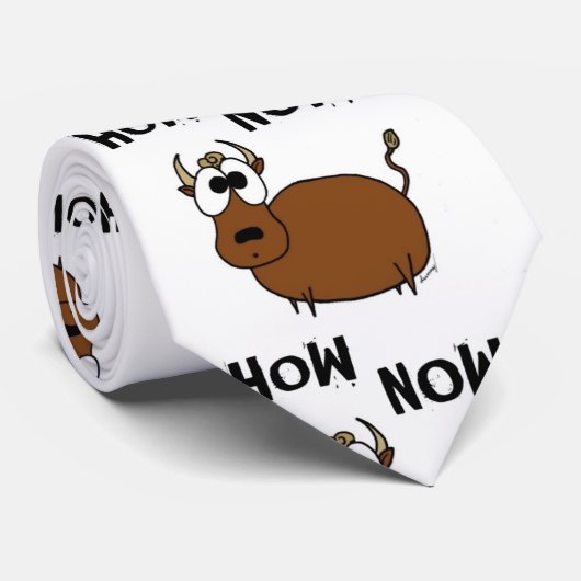 Hoe nu bruin Koe Stropdas (Opgerold)