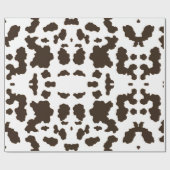 hoe nu bruine koe cadeaupapier (Vlak)