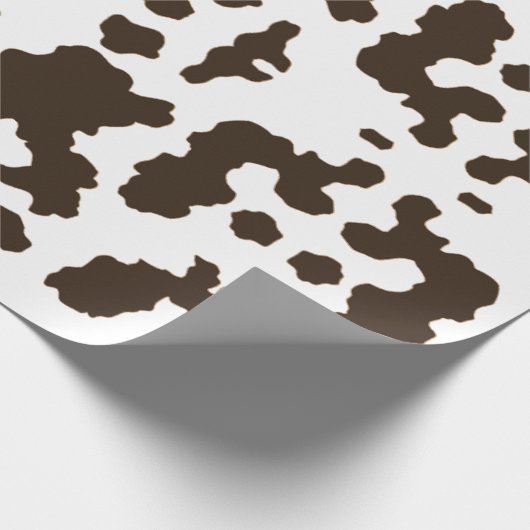 hoe nu bruine koe cadeaupapier (Hoek)