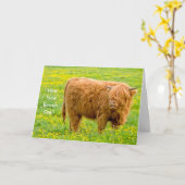 Hoe nu Bruine Koe? De Kaart van de verjaardag (Gele Bloem)