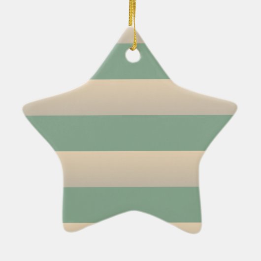 Hoe nu bruine Koe Keramisch Ornament (Achterkant)