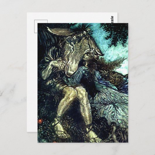 “Hoe nu geest?” Sprookjeskunst van Arthur Rackham Briefkaart (Voorkant / Achterkant)