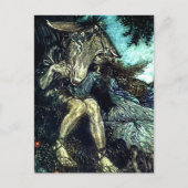 “Hoe nu geest?” Sprookjeskunst van Arthur Rackham Briefkaart (Voorkant)