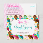 Hoe nu Kleine Owl? Grote opening Uitnodiging Briefkaart (Voorkant / Achterkant)