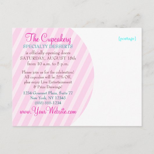 Hoe nu Kleine Owl? Grote opening Uitnodiging Briefkaart (Achterkant)