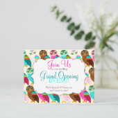 Hoe nu Kleine Owl? Grote opening Uitnodiging Briefkaart (Staand voorkant)