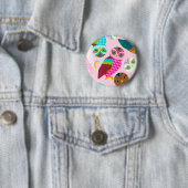 Hoe nu Kleine Owl? Ronde Button 5,7 Cm (In situ)