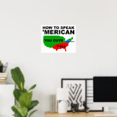 Hoe om 'Merican grappig poster te spreken (Thuiskantoor)