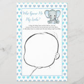 Hoe onze Baby er blauw olifant-Baby-spel kan uitzi Flyer (Voorkant)