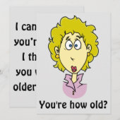 Hoe oud ben je? (Voorkant / Achterkant)