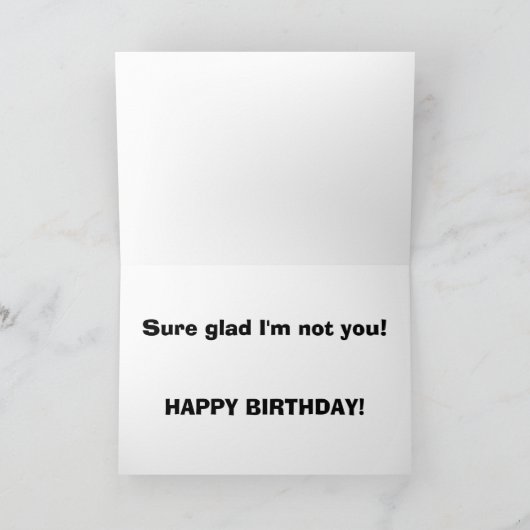 Hoe oud, ben je niet zwanger? kaart (Binnen)