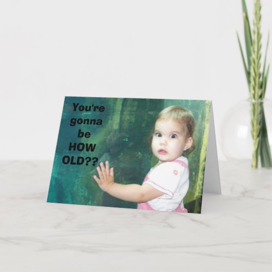 Hoe oud, ben je niet zwanger? kaart (Voorkant)