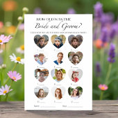 Hoe oud bruid en bruidegom Vrijgezellenfeest spel  Kaart