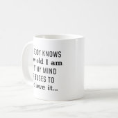 Hoe oud ik ben koffiemok (Voorkant links)