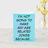 Hoe oud je bent, grappige verjaardagskaart kaart (Gele Bloem)