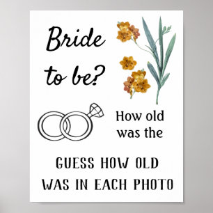Hoe oud moest de bruid zijn? Flowers Game Poster
