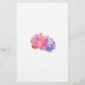 Hoe oud moest de bruid zijn? - Violet Flowers Flyer (Achterkant)