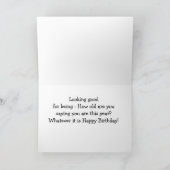 HOE OUD OF U GEZEGDE U BENT DIT JAAR VRIEND? KAART (Binnen)