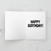 Hoe oud! Schattigee Cartoon Koeien Happy Birthday Kaart (Binnen)