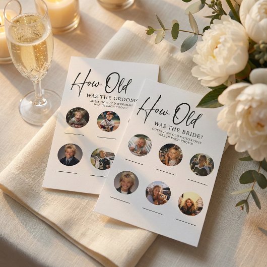 Hoe oud waren bruid bruidegom verlovingsfeest spel