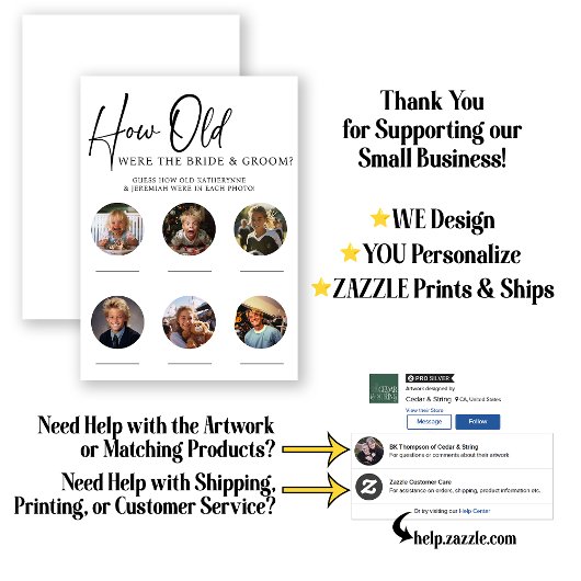 Hoe oud waren de bruid en bruidegom receptie spel kaart