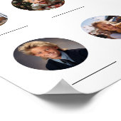 Hoe oud waren de bruid en bruidegom receptie spel poster (Hoek)