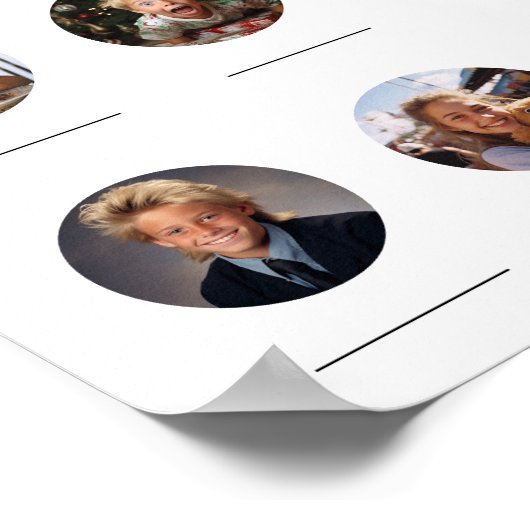 Hoe oud waren de bruid en bruidegom receptie spel poster (Hoek)