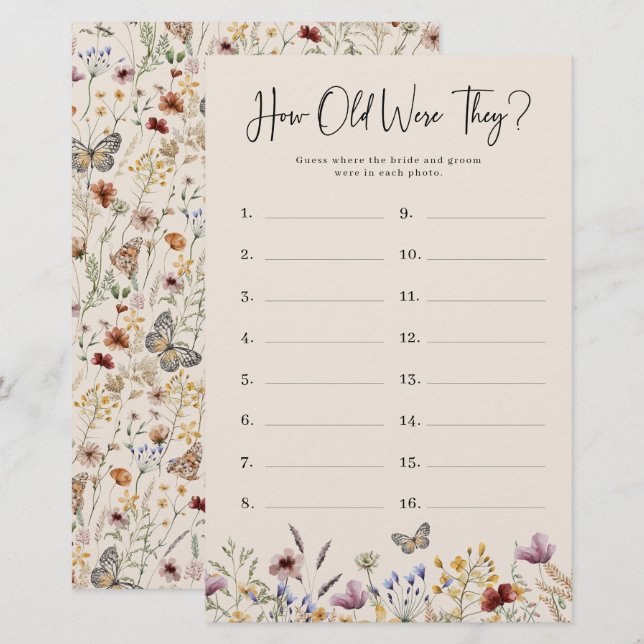 Hoe oud waren de spelletjes (Voorkant / Achterkant)